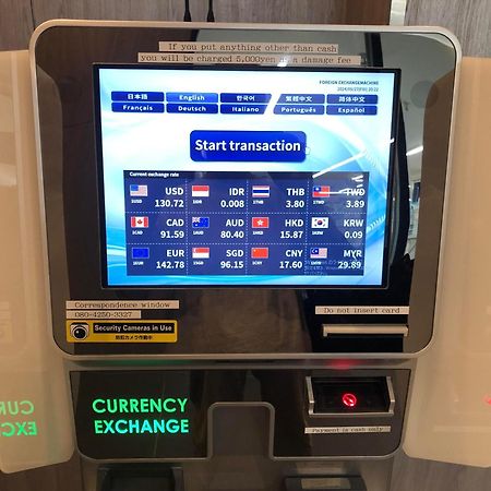 איזומי-סנו Omo Kansai Airport By Hoshino Resorts מראה חיצוני תמונה Currency exchange machine at the airport